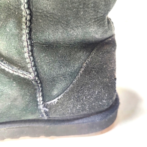 UGG Australia Womens 12-inch Classic Gray Suede Sheepskin Tall Winter Boot Sz 9 - Picture 11 of 13